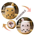 Cute And Cute Turn Over Milk Tea Cup Doll Pillow Plush Toy