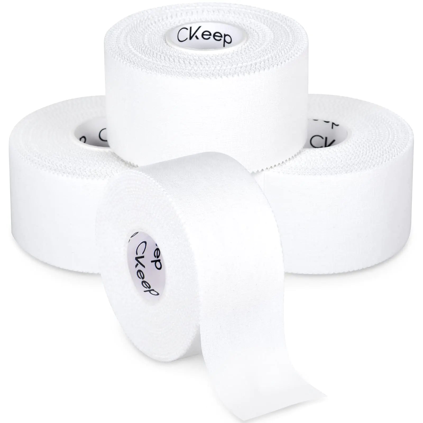 Athletic Tape4 Pack White Sports Tape Very Sturdy（1.5 Inches）