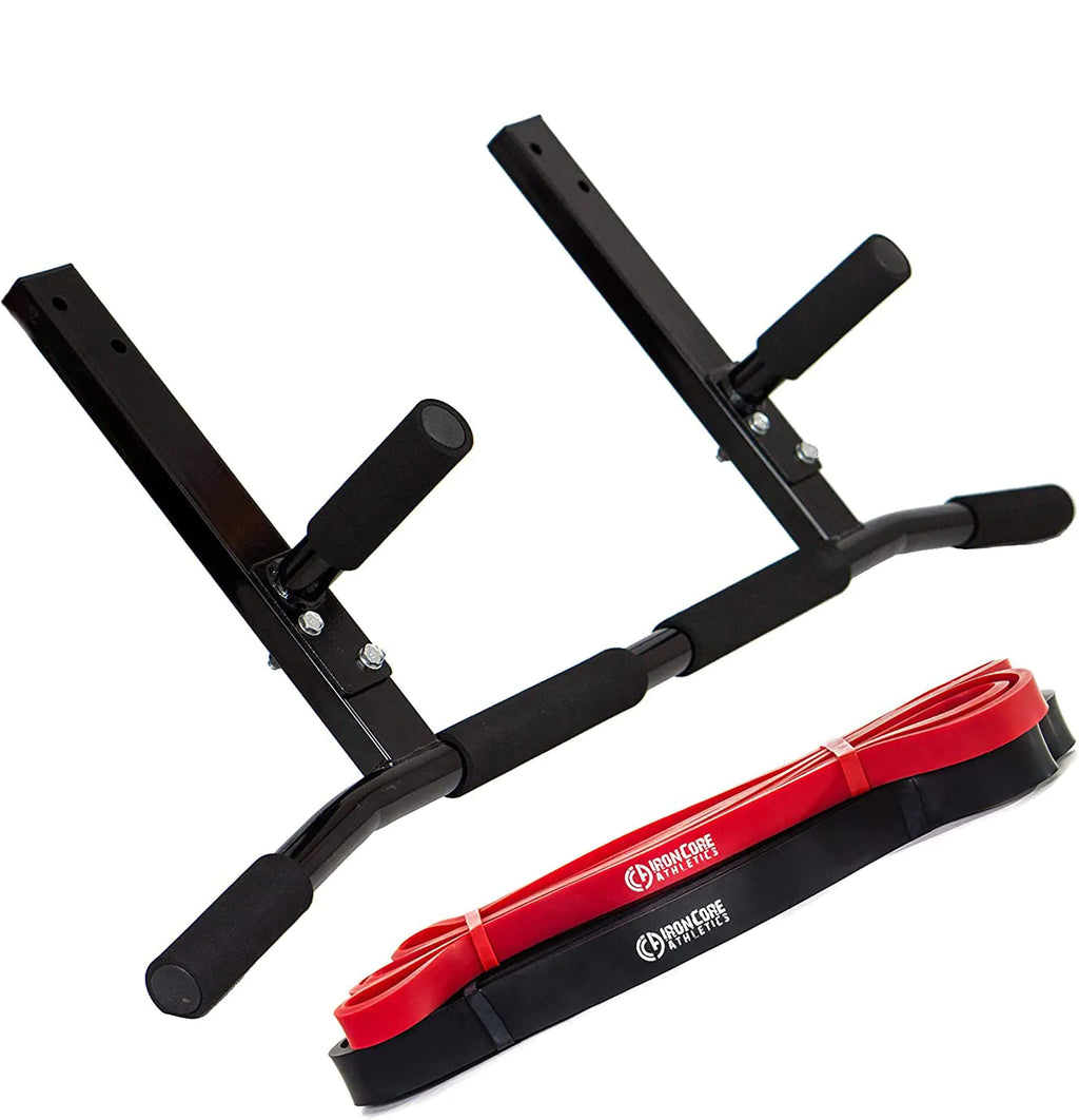 Heavy Duty Mounted Pull-Up/Chin Up Bar+2 FREE Pull Up Assist Bands