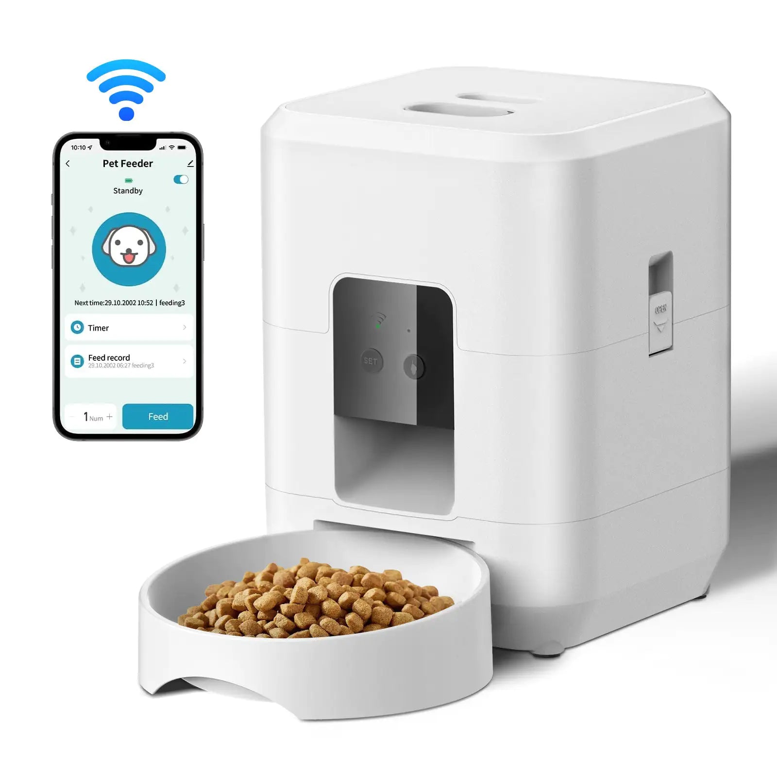 Smart Pet Feeder (get cotton hemp toy for free)