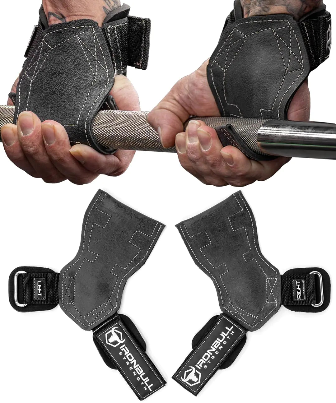 Weight Lifting /calisthenics Grips with Wrist Straps