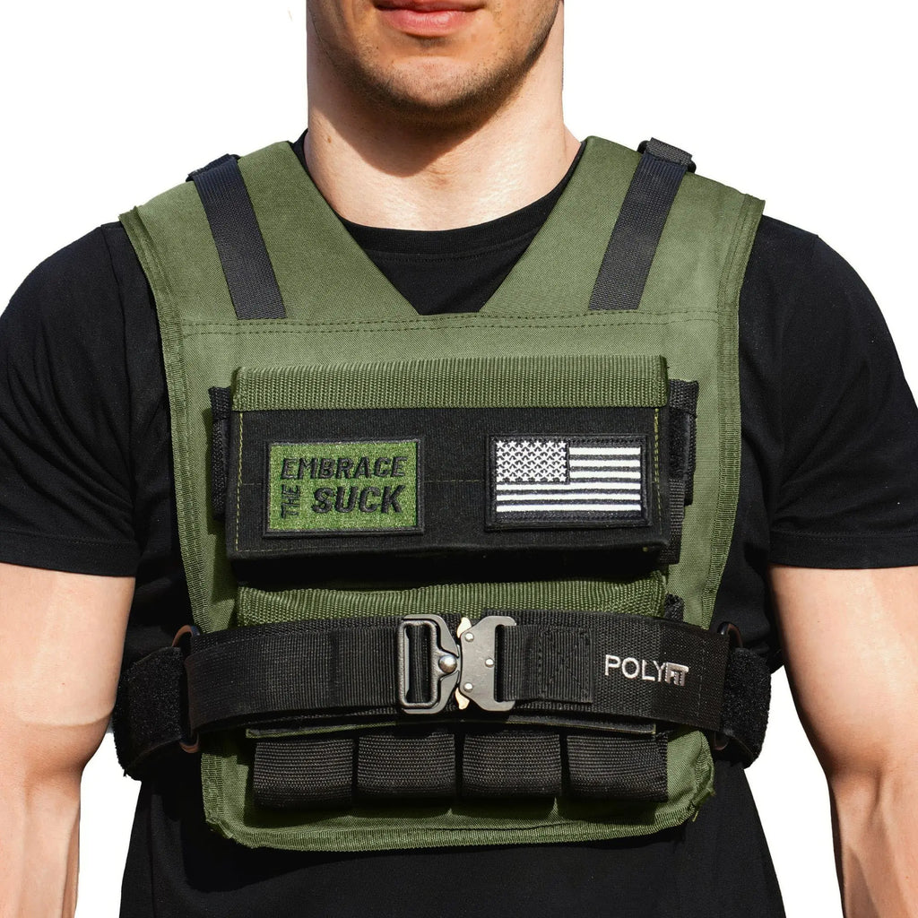 Adjustable Weighted Vest - 25lb | 35lb | 45lb - Weight Vest with Adjustable Iron Weights