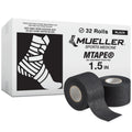 MUELLER Sports Medicine Tape 1.5" x 10 Yards Per Roll 32 Rolls Black